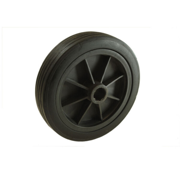MP226 155mm Black Plastic Spare Wheel Fits MP225 Jockey Wheel Image